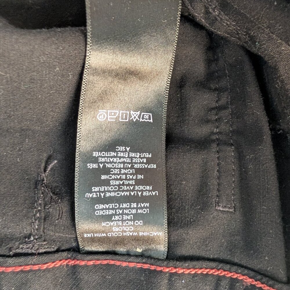 Maeve by Anthrolpologie Black Wide Leg Pants The Colette 29 - Picture 2 of 5